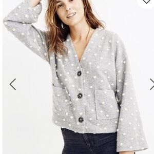 NWT Madewell Boxy Bobble Cardigan Texture and Thread XS pockets LAST CHANCE SALE